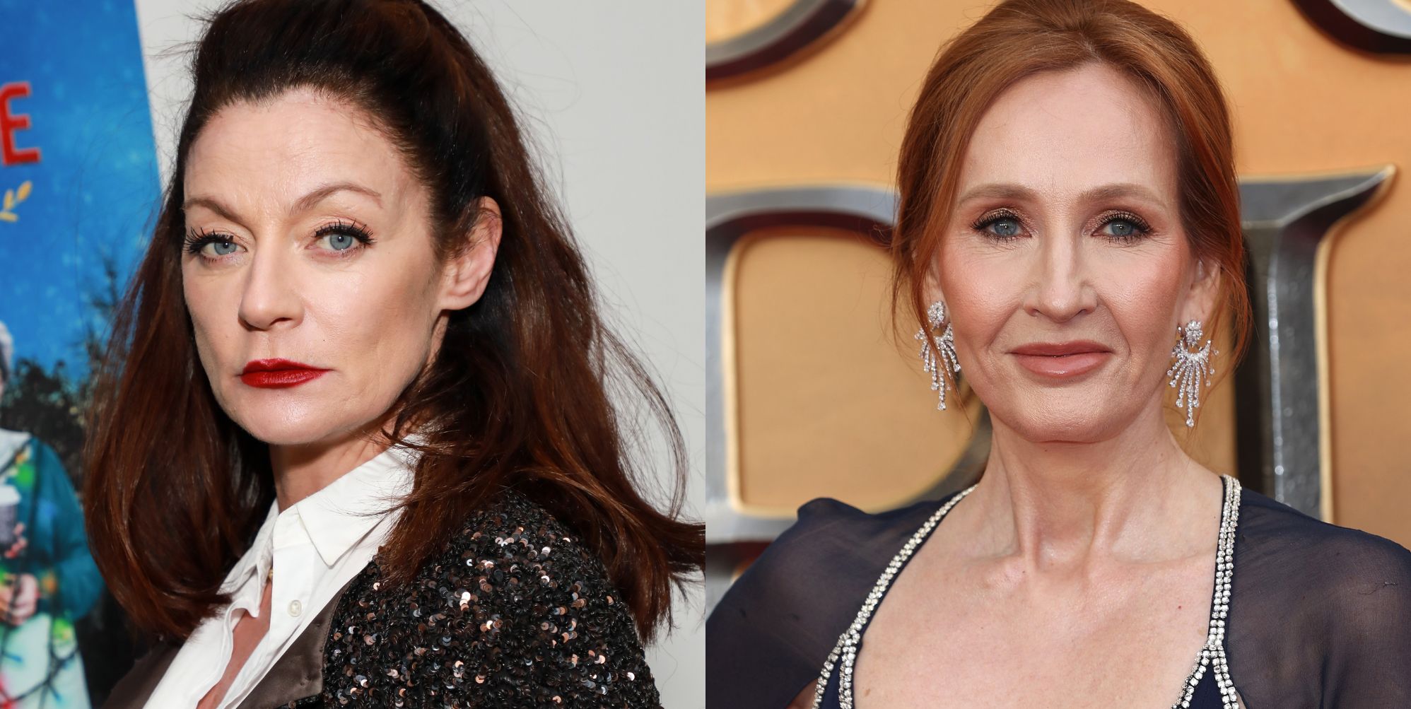 Michelle Gomez and JK Rowling at separate events.