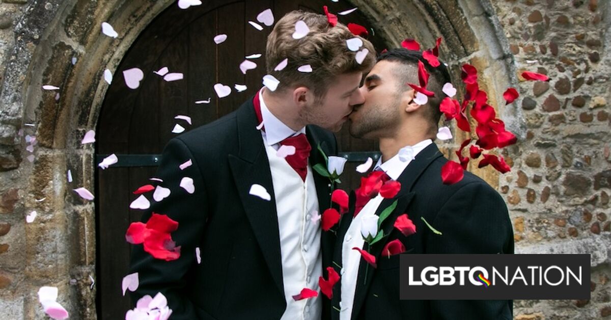 ¡Estás invitado a la recepción de la boda de estos atletas gay!