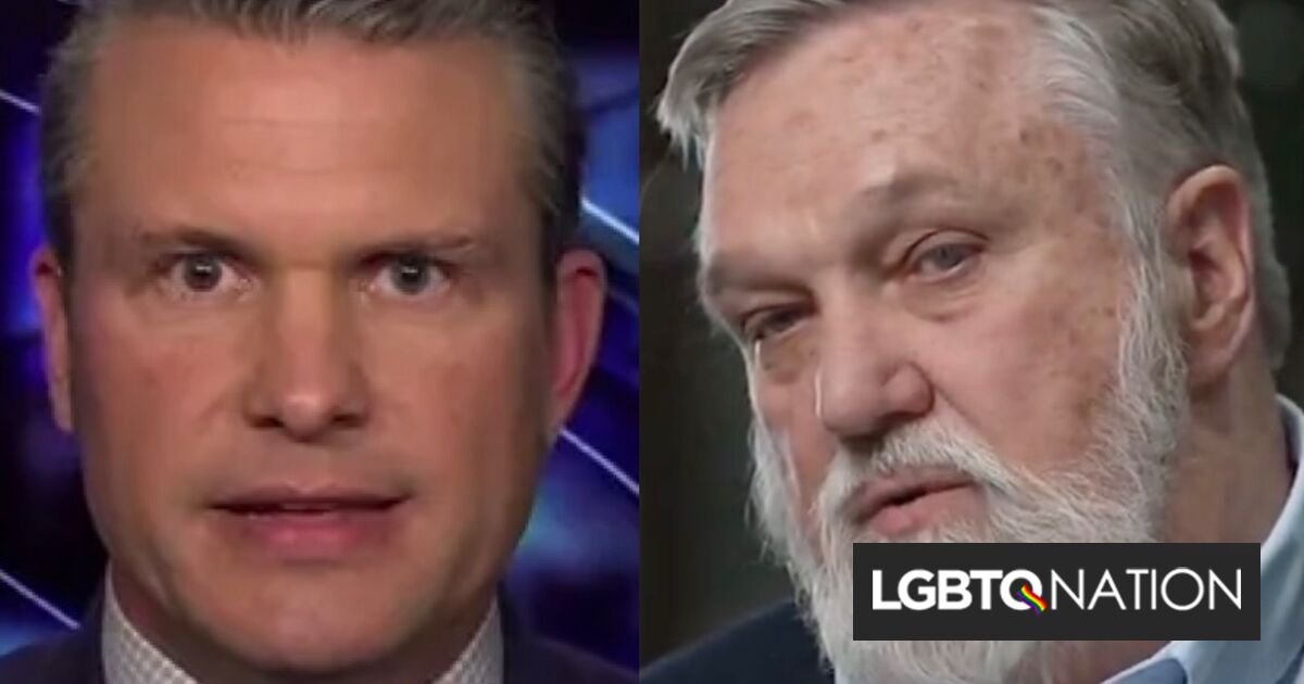 El Secretario de Defensa, Pete Hegseth, elogia al pastor que quiere criminalizar la homosexualidad