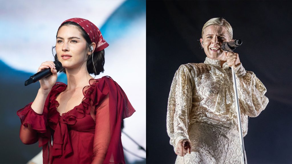 Gracie Abrams saca a Robyn para sorpresa 'bailando por mi propia' dúo en Lollapalooza