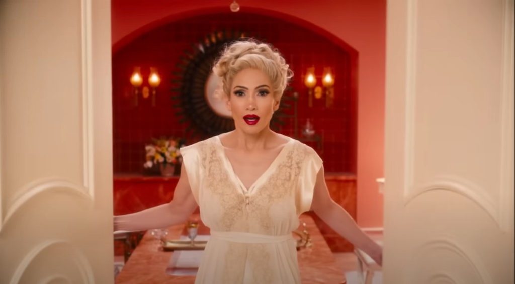 Jennifer Lopez in Kiss of the Spider Woman.