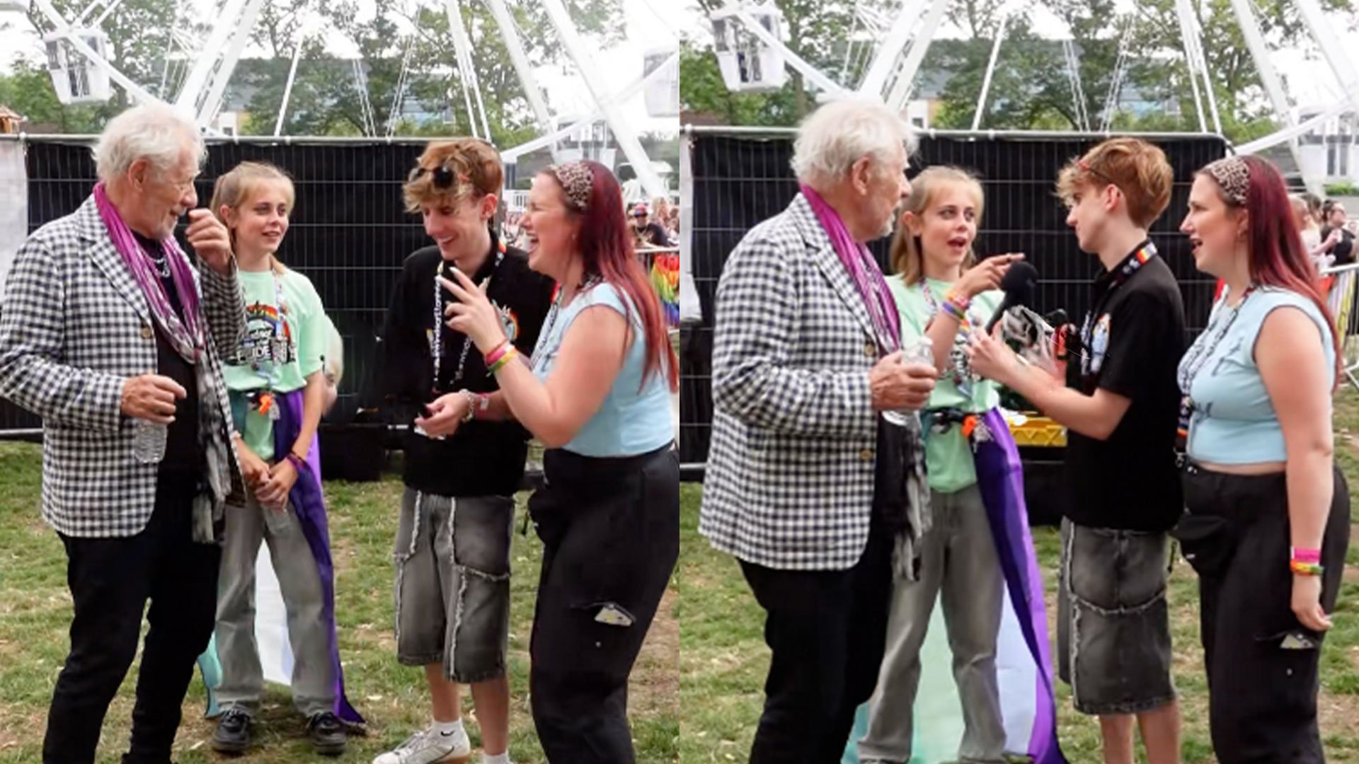 La entrañable versión de Sir Ian McKellen sobre Charli XCX roba el espectáculo en Windsor Pride