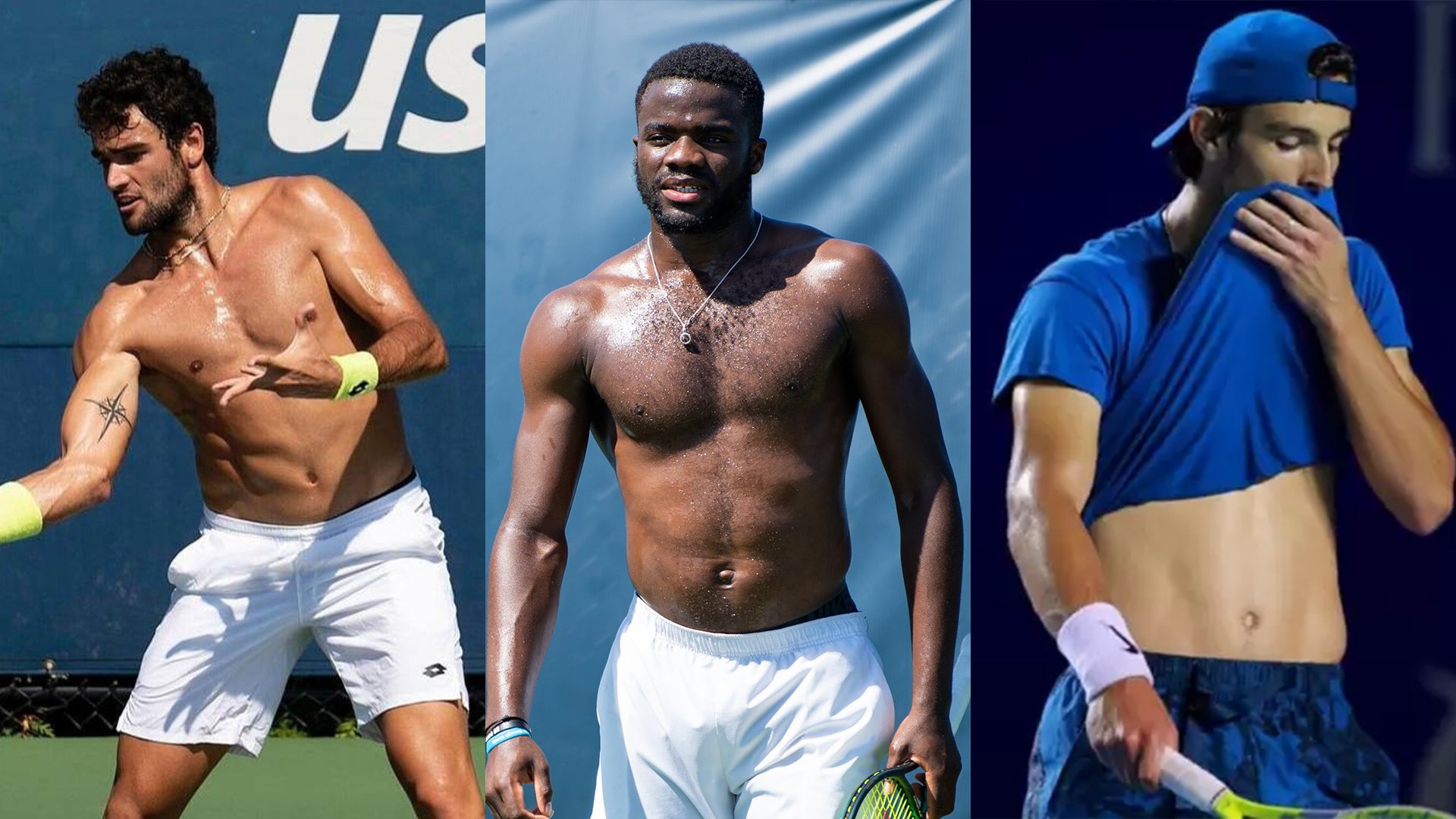 Los jugadores de tenis masculinos más calientes que sirven miran el US Open y más allá