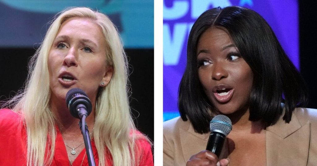 Marjorie Taylor Greene se evisceró por la extraña versión de Jasmine Crockett de identidad negra