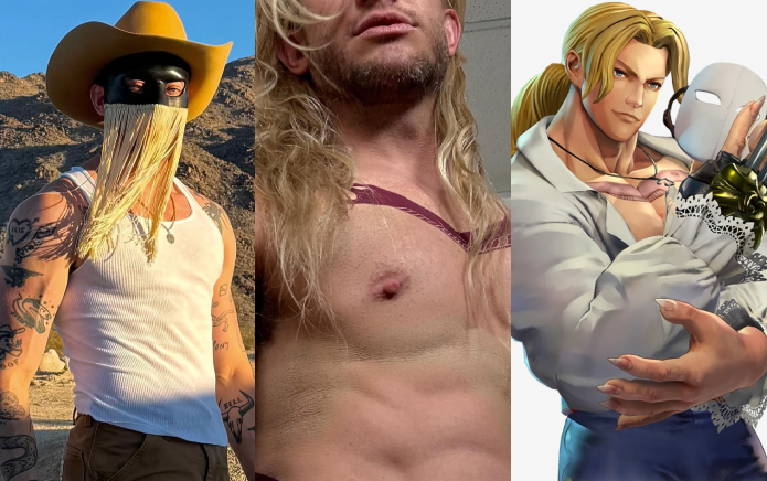 Orville Peck demuestra que las rubias se divierten más en las nuevas fotos de Street Fighter sin camisa
