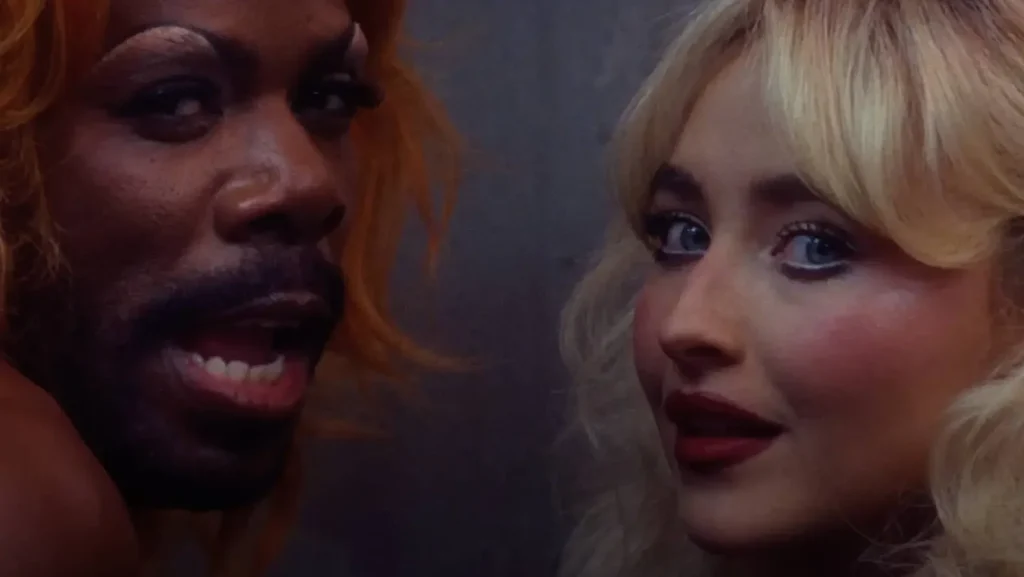 Sabrina Carpenter nos dio un video musical surrealista de 'lágrimas' con Colman Domingo en drag