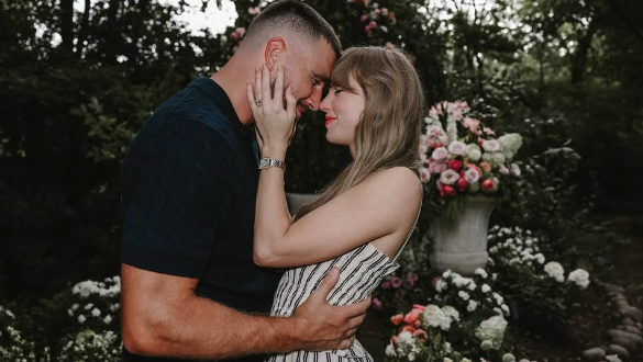 Taylor Swift y Travis Kelce anuncian el compromiso con la propuesta de jardín romántico