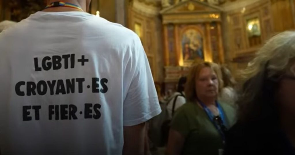 LGBTQ+ Católicos hacen historia uniéndose a la peregrinación del año de jubileo raro