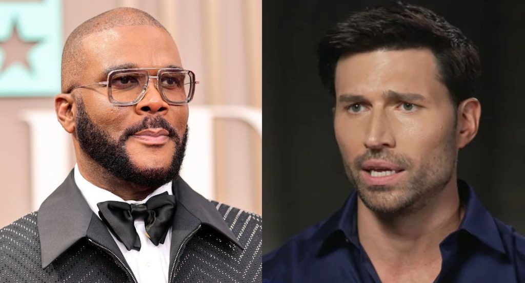 El actor Derek Dixon detalla a Tyler Perry acusaciones de agresión sexual en la primera entrevista en la cámara