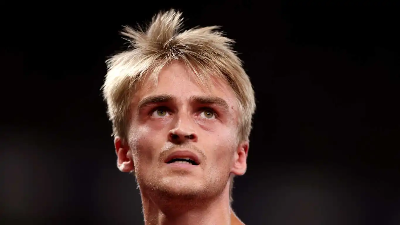 Seamus Derbyshire of Team Great Britain looks on during the Men