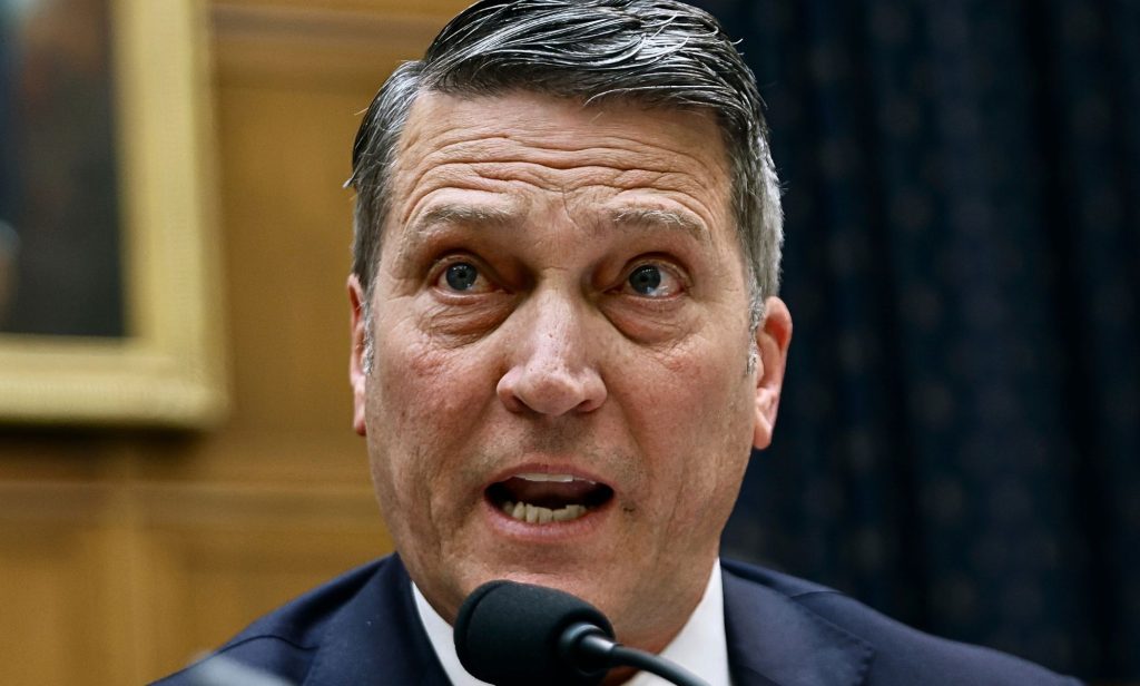 Ronny Jackson, pictured during a committee hearing.