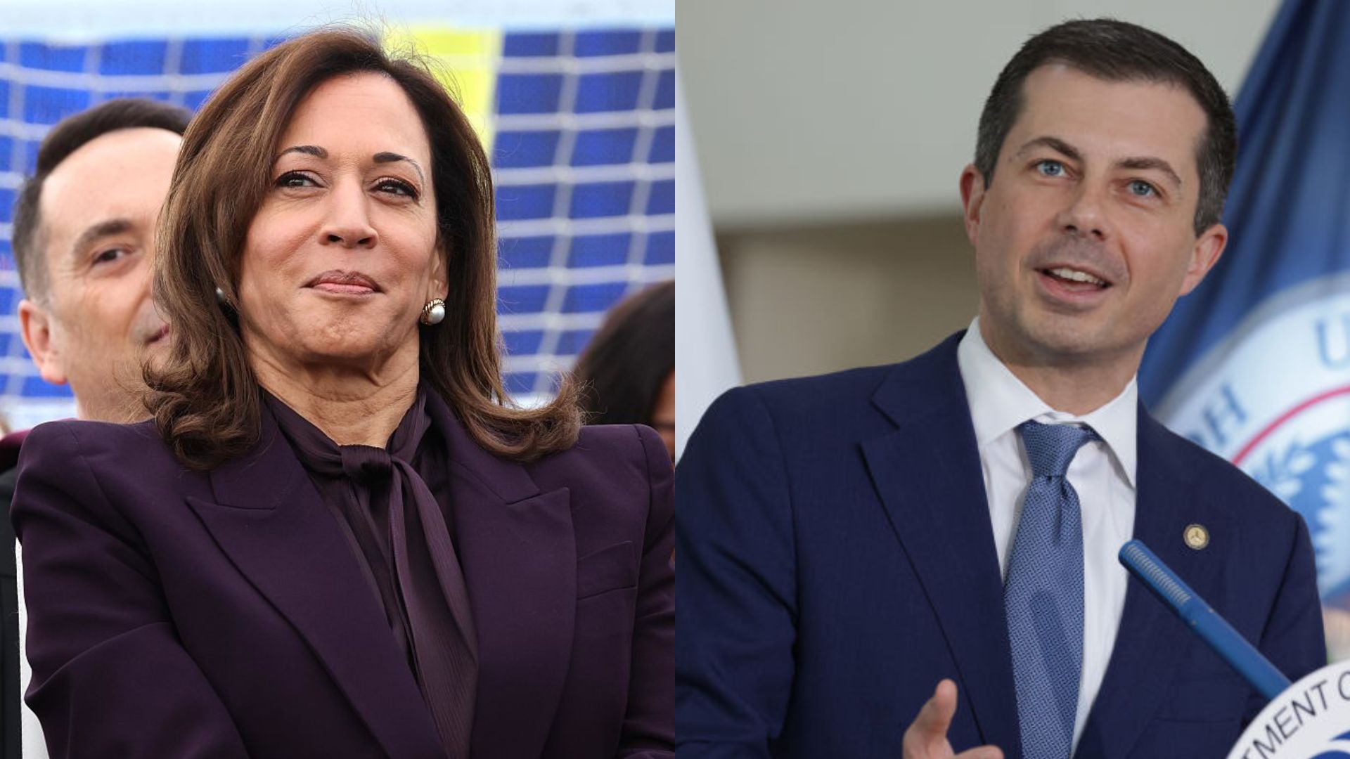 Kamala Harris and Pete Buttigieg