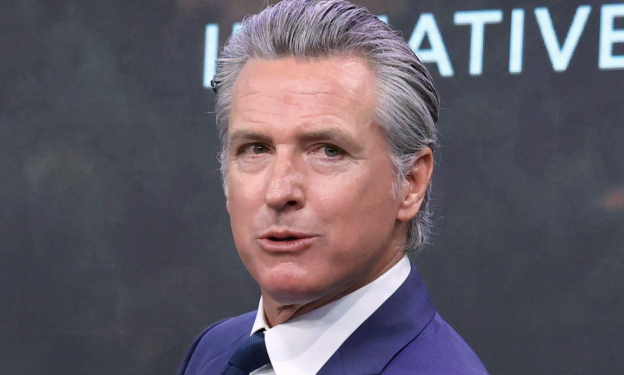 Gavin Newsom, pictured.