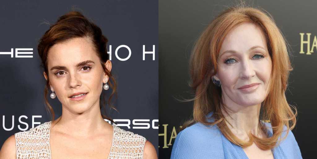 Emma Watson y JK Rowling