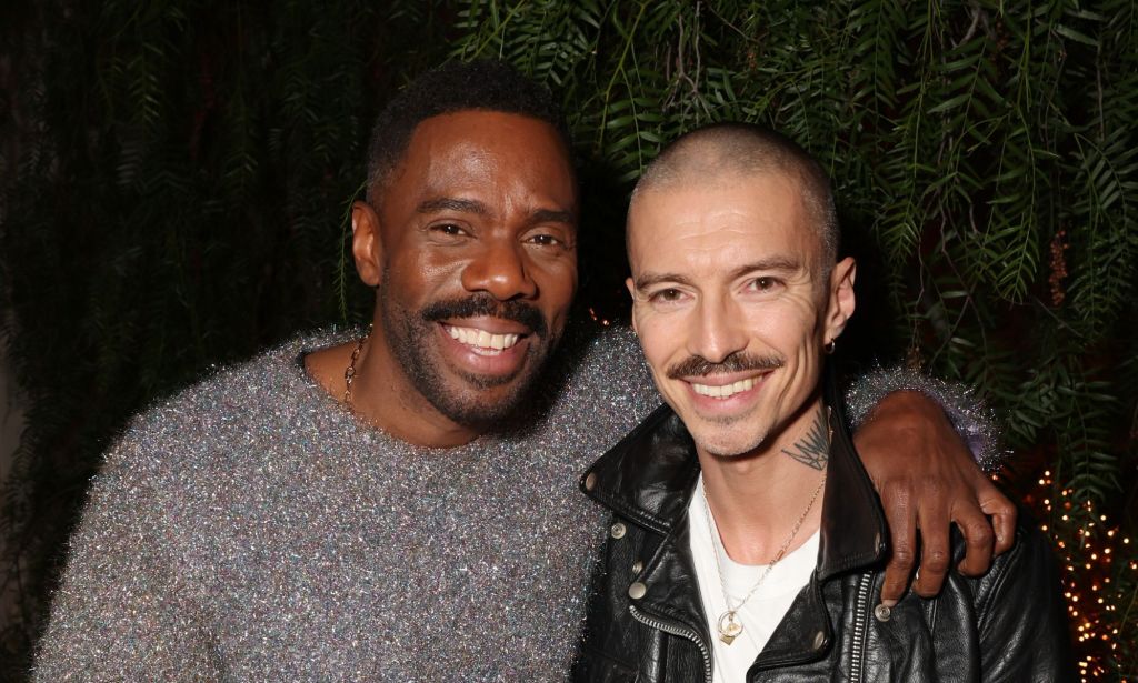 La estrella de Rustin, Colman Domingo, y su esposo, productor de cine Raúl Domingo.