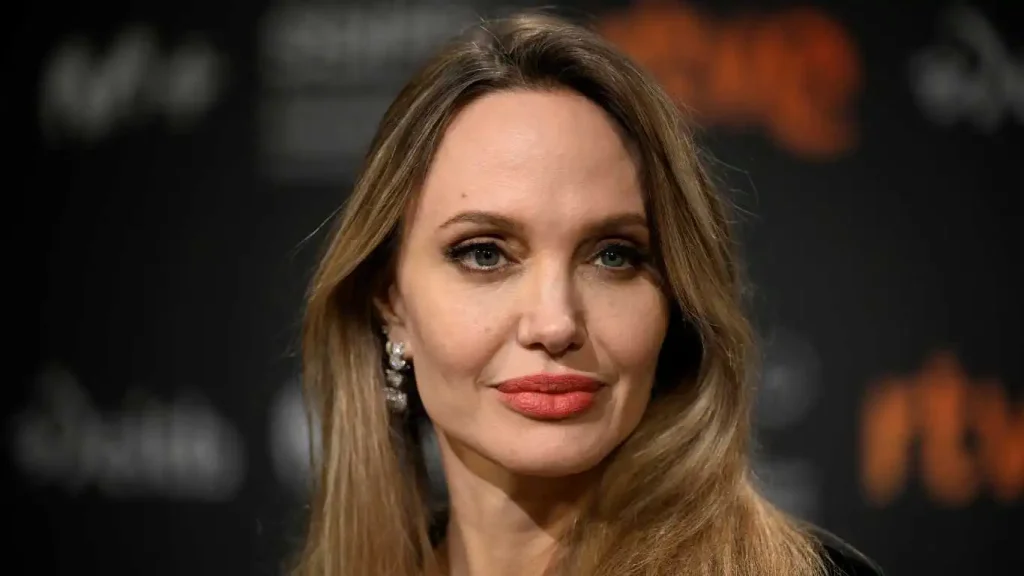 US actress Angelina Jolie gave a press conference for the film
