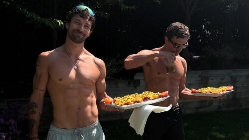 Antoni Porowski y su novio Zacharias Niedzwiecki toman romance de Montauk a Londres