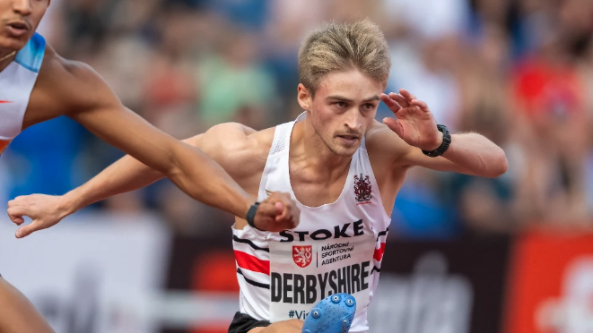 Hurdler Gay Seamus Derbyshire trae orgullo y visibilidad a los campeonatos mundiales