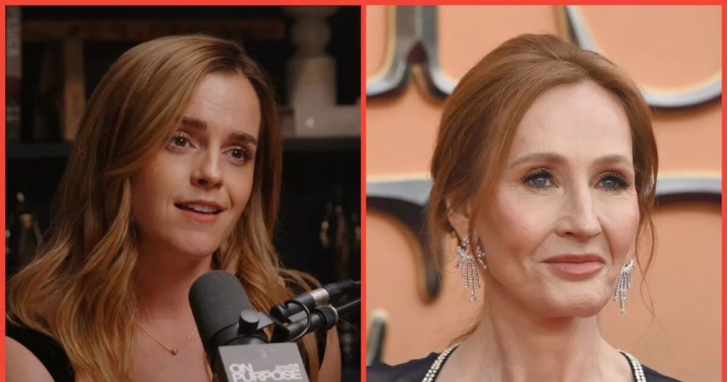 JK Rowling golpea a Emma Watson como "ignorante" por no estar de acuerdo con sus puntos de vista anti-trans