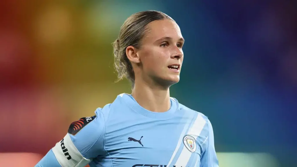 Manchester City star and LGBTQ+ advocate Kerstin Casparij.