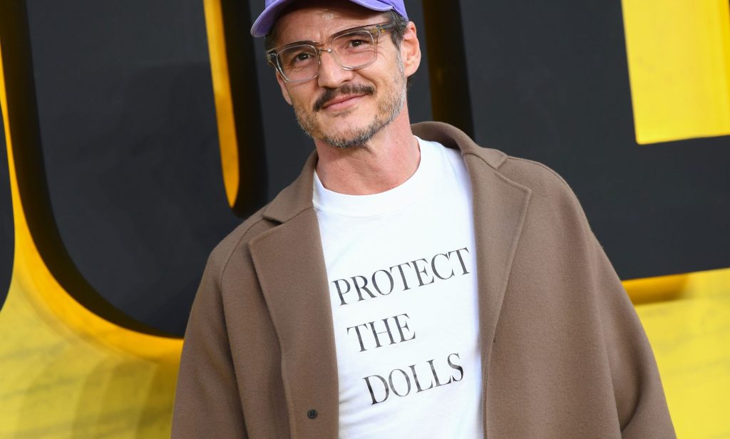 Pedro Pascal wearing a