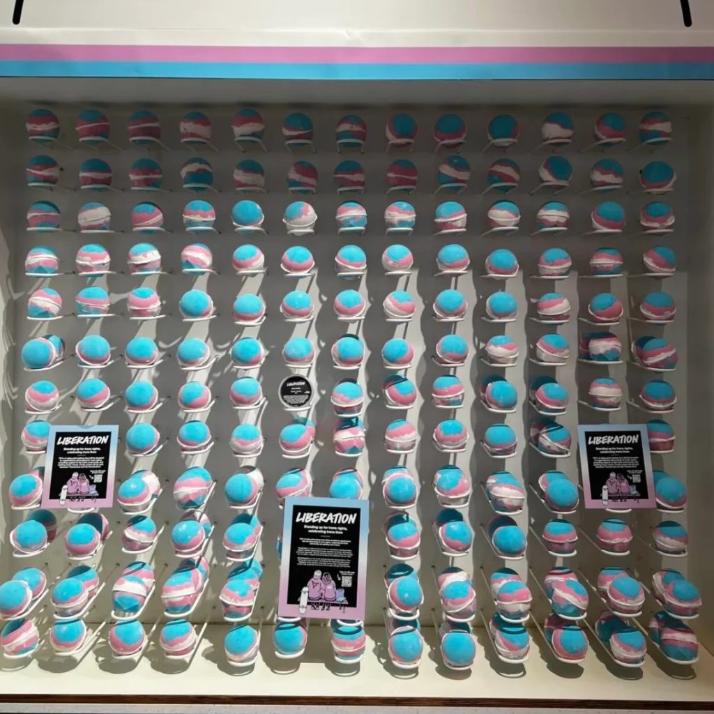 Lush Liberation bath bombs