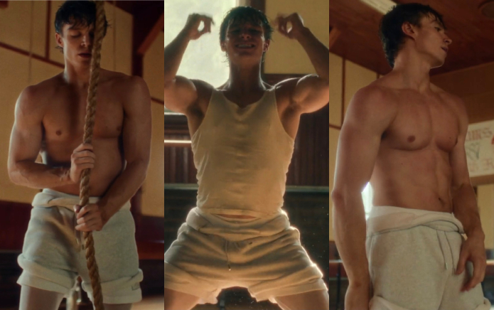 Nicholas Alexander Chávez deja a los fanáticos resecos con colaboración Nike X Jacquemus sin camisa