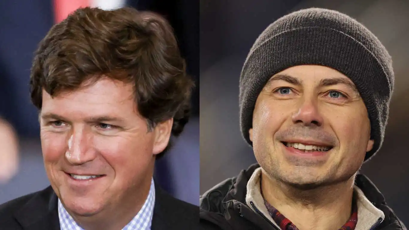 Political commentator Tucker Carlson has once again claimed that Pete Buttigieg is not gay.