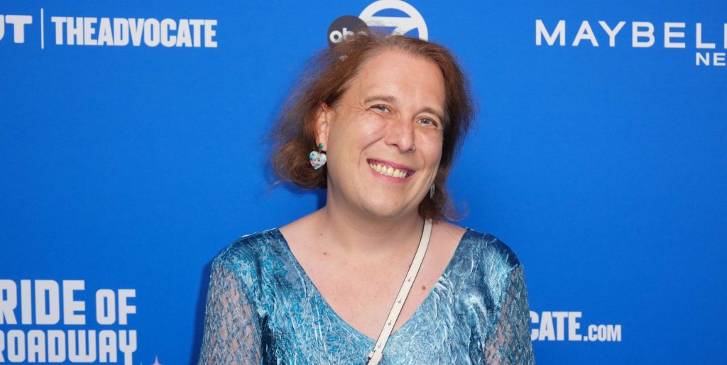 Amy Schneider attends the 2025 Pride Cover Party: Pride Of Broadway at Somewhere Nowhere NYC on June 02, 2025