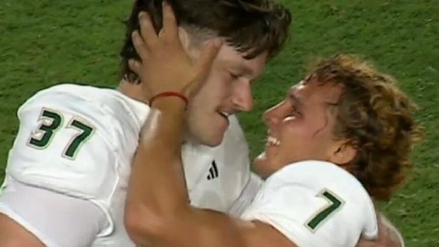¿El nuevo 'barco' del fútbol universitario? Nico Gramatica y Chase Leon Spark Frenzy viral