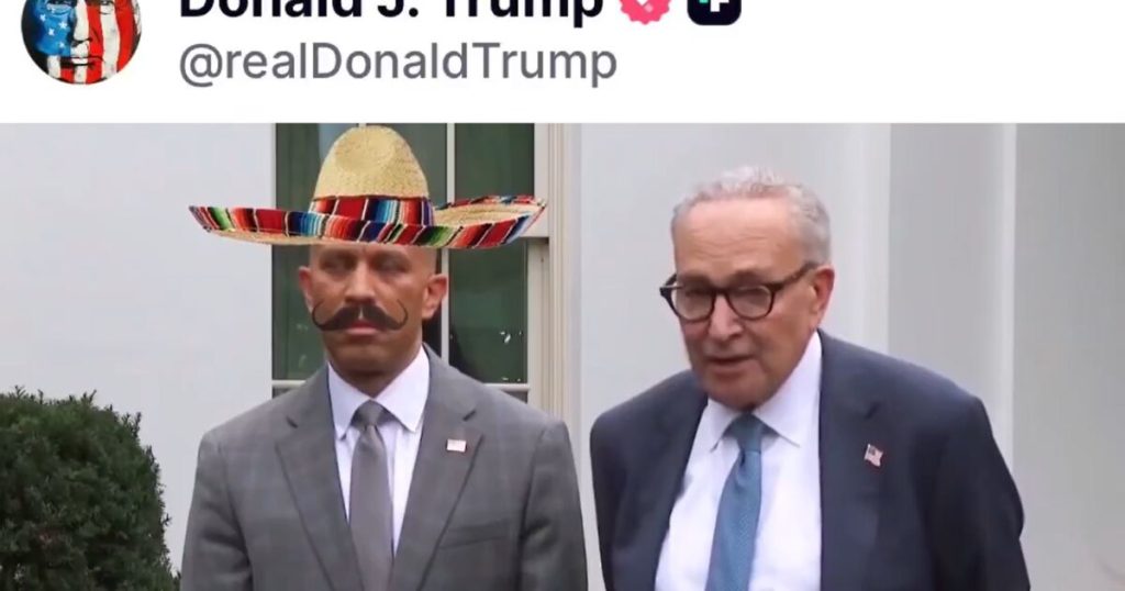 Donald Trump publica el video racista de Deepfake AI para quejarse de los "Bulls Trans Bulls" de los demócratas ** t "