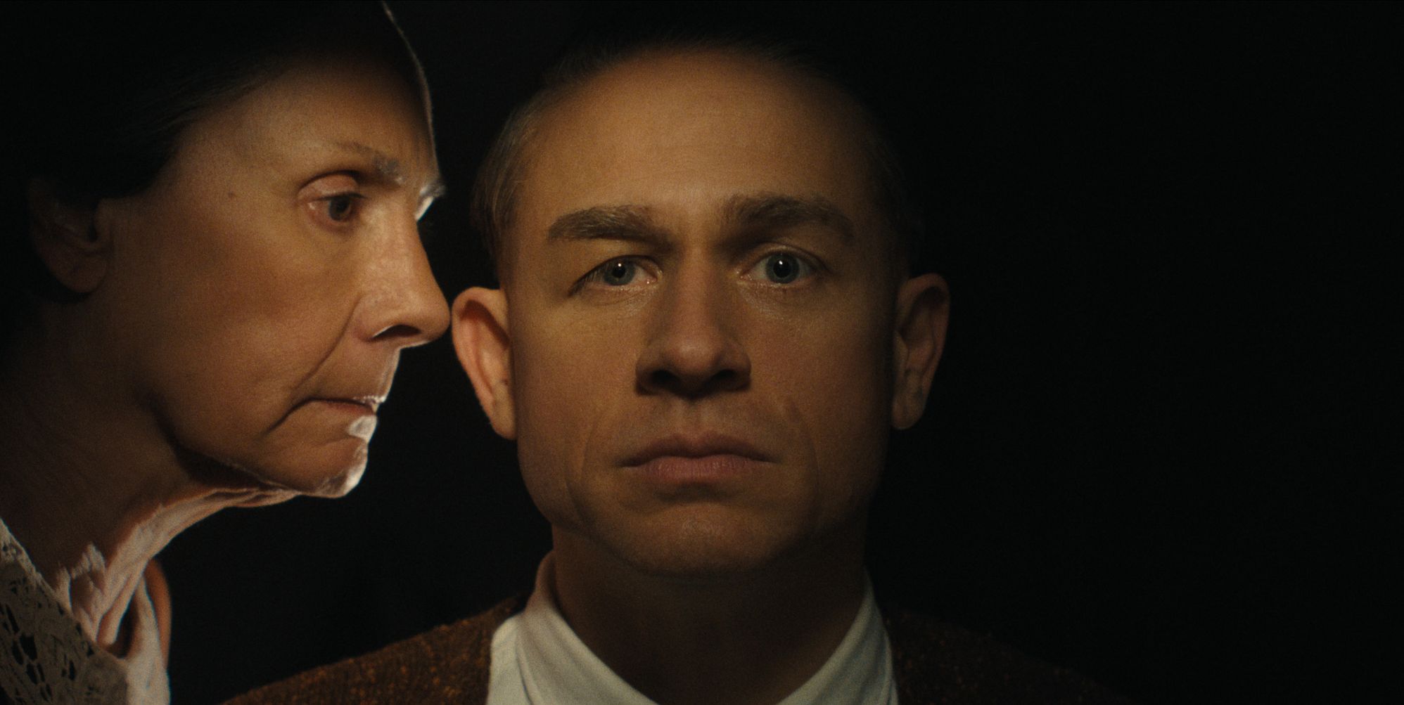 Charlie Hunnam and Laurie Metcalf star in Monster as Ed Gein and his mother Augusta.