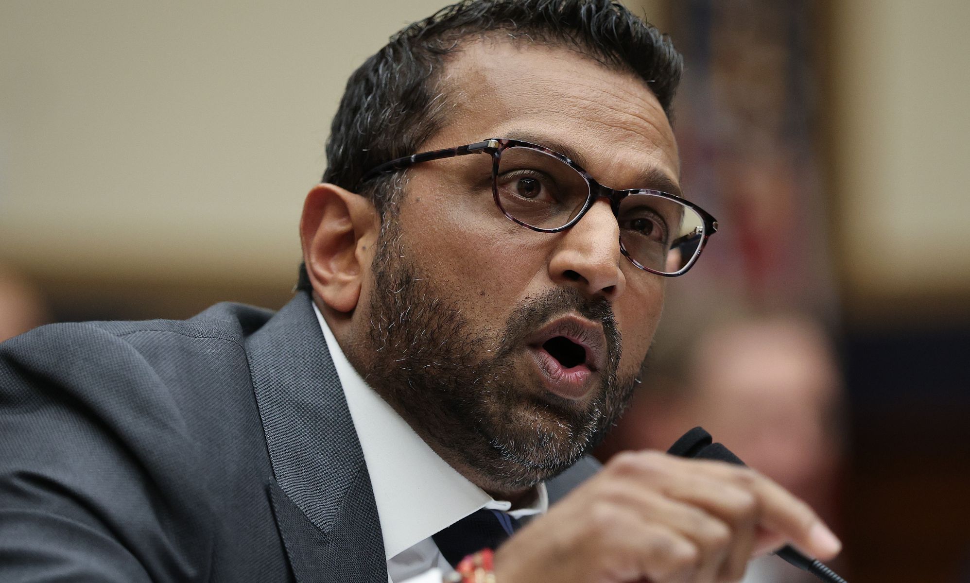 FBI director, Kash Patel, pictured.