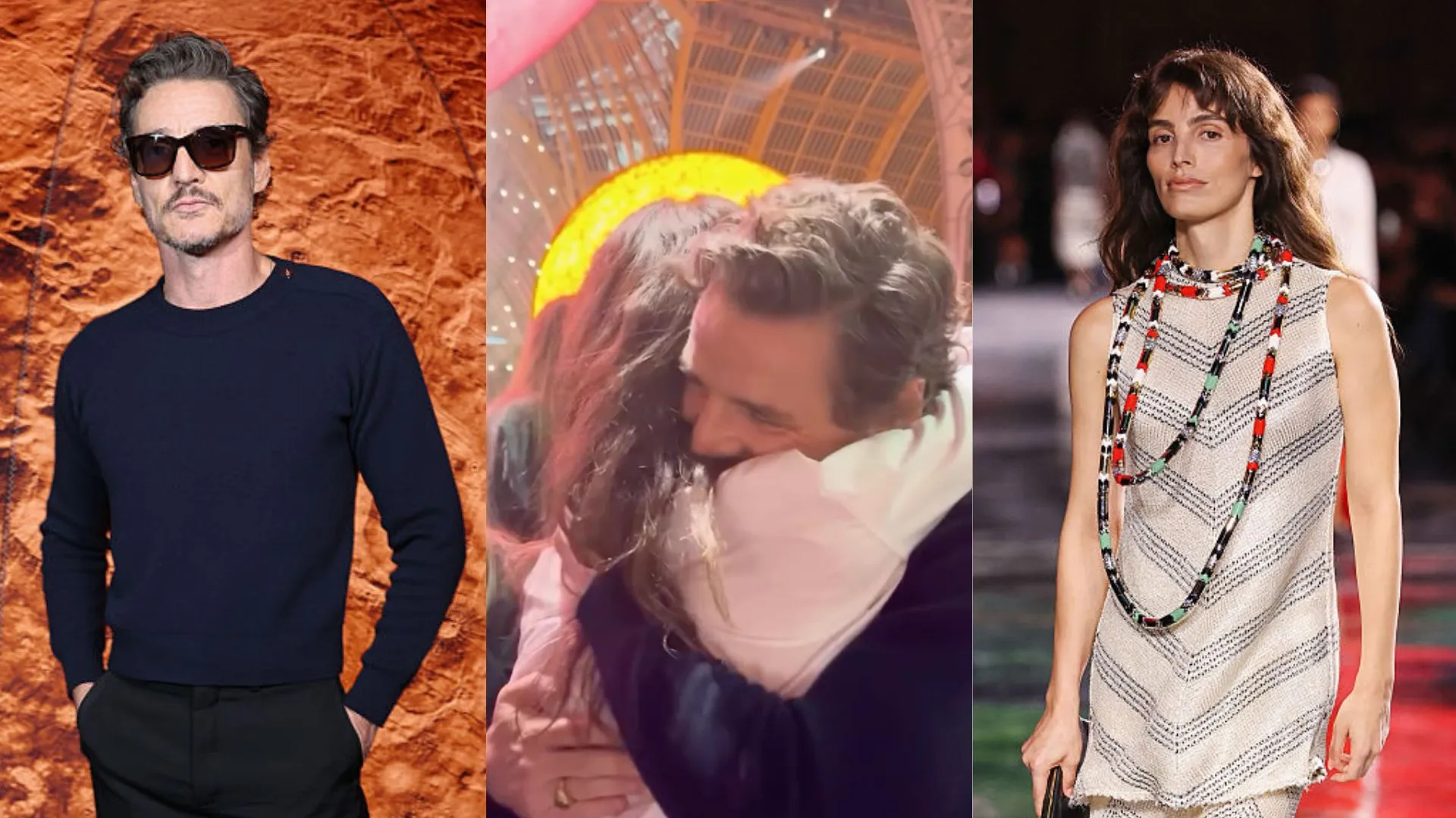 Pedro Pascal supporting Lux at Paris Fashion Week