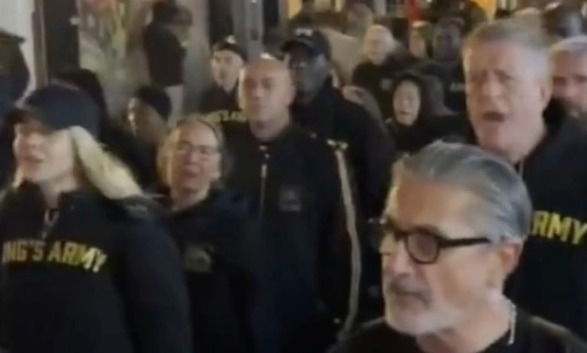 A group of protestors.