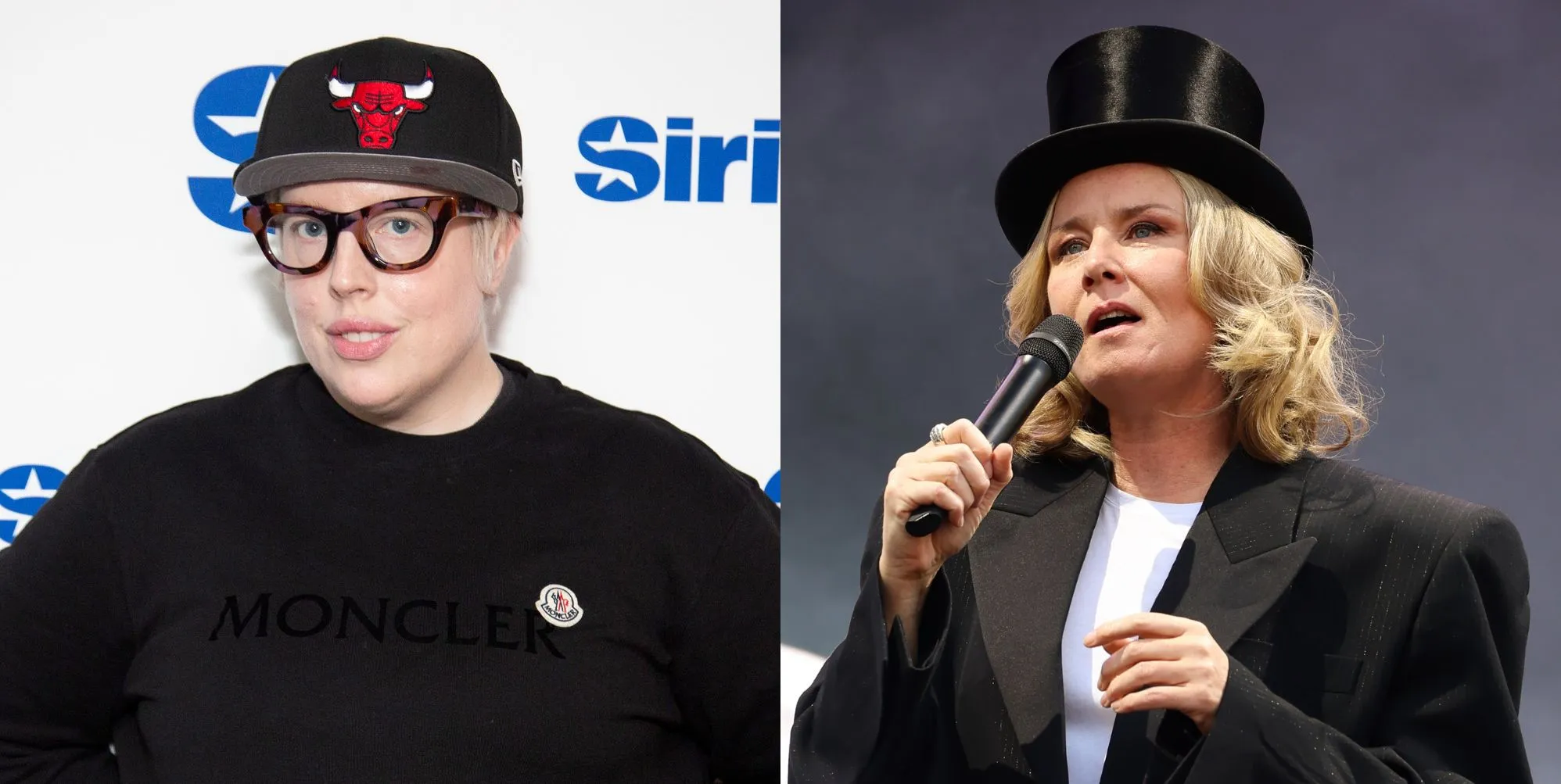The Blessed Madonna and Róisín Murphy in an image composite.