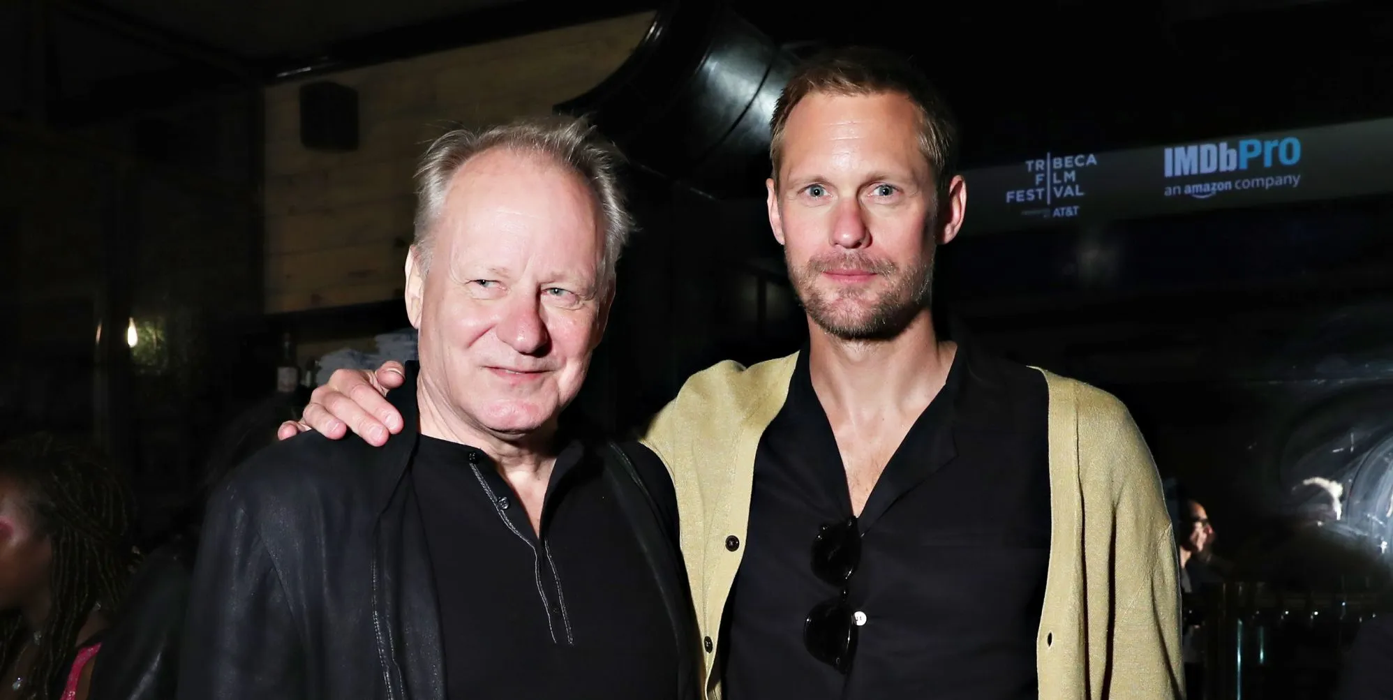 Stellan and Alexander Skarsgård.