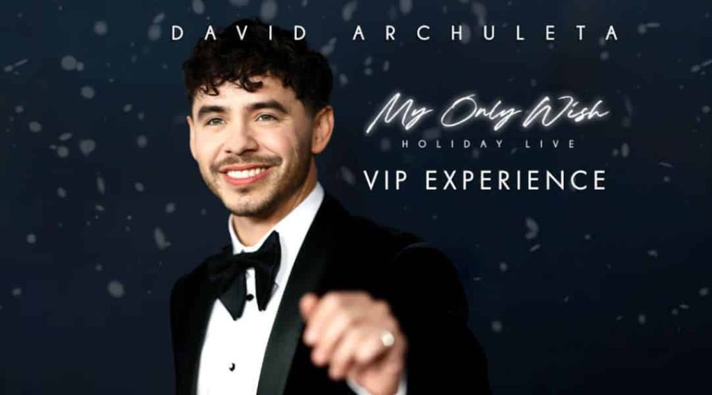 Celebre la temporada con los conciertos navideños de David Archuleta en Nueva York y LA