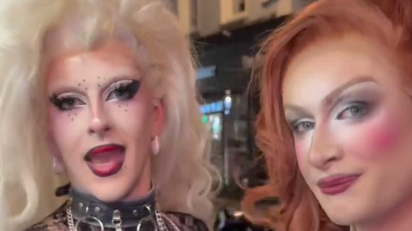 Cord-based drag queens Lucina Schynning and Krystal Queer were assaulted while filming promotional content.