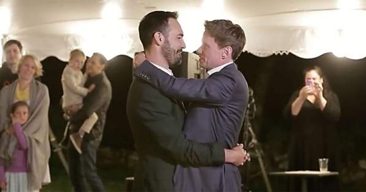 El alucinante primer baile de esta pareja gay en su boda sorprendió a sus invitados