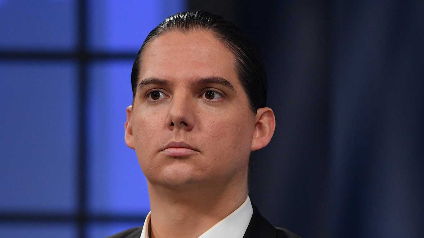 Robbie Starbuck is seen on set of