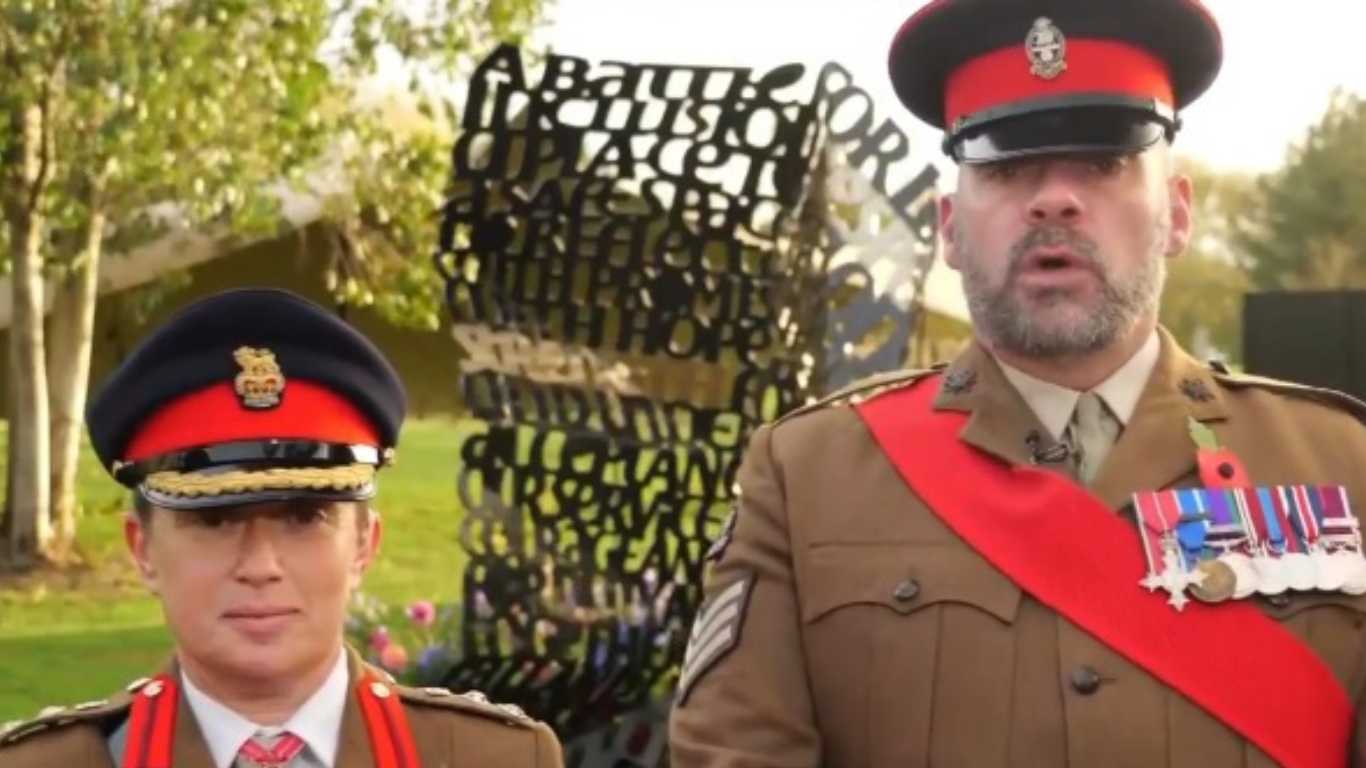 The memorial, funded by the UK Government and delivered by Fighting With Pride, comes from Lord Etherton’s recommendations in the LGBT Veterans Independent Review.
