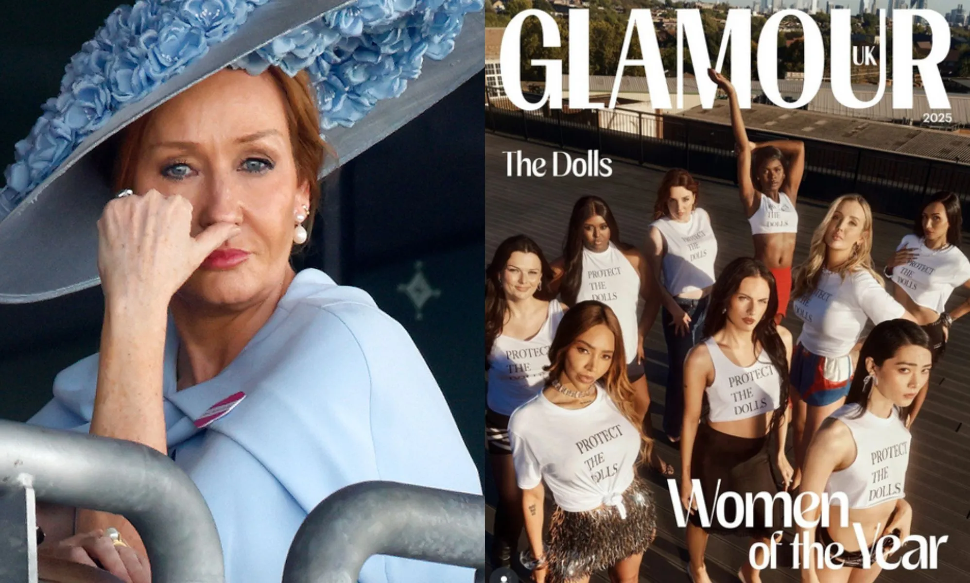 Glamour UK tiene respuesta perfecta a la denuncia de J.K. Rowling sobre su portada trans