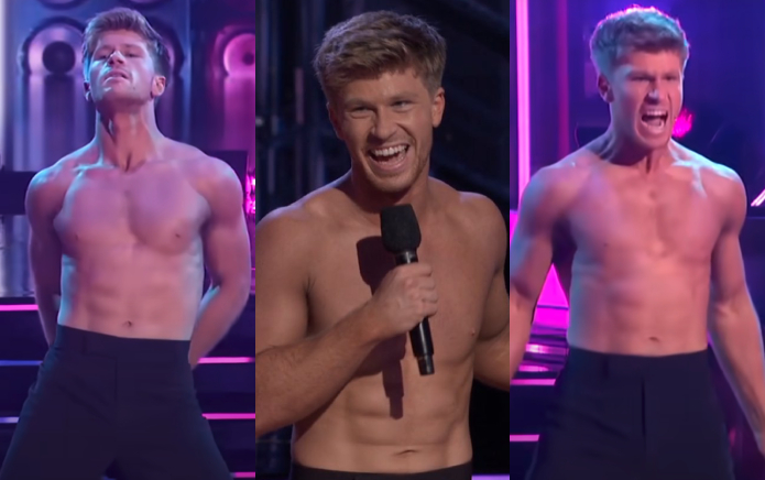 Internet reacciona a la salsa sin camisa de Robert Irwin en DWTS: "Holy S ** t"