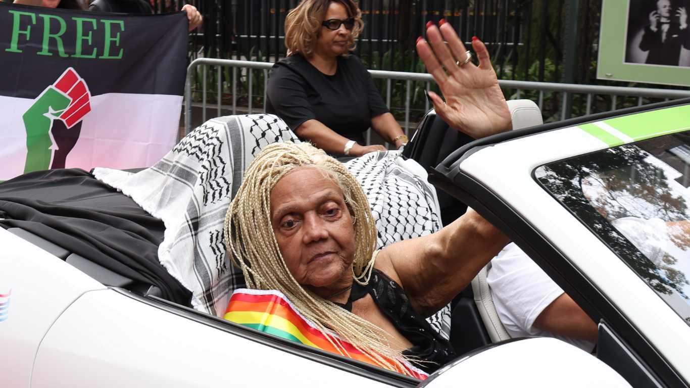 Miss Major Griffin-Gracy attends the 2024 NYC Pride March on June 30, 2024 in New York City.