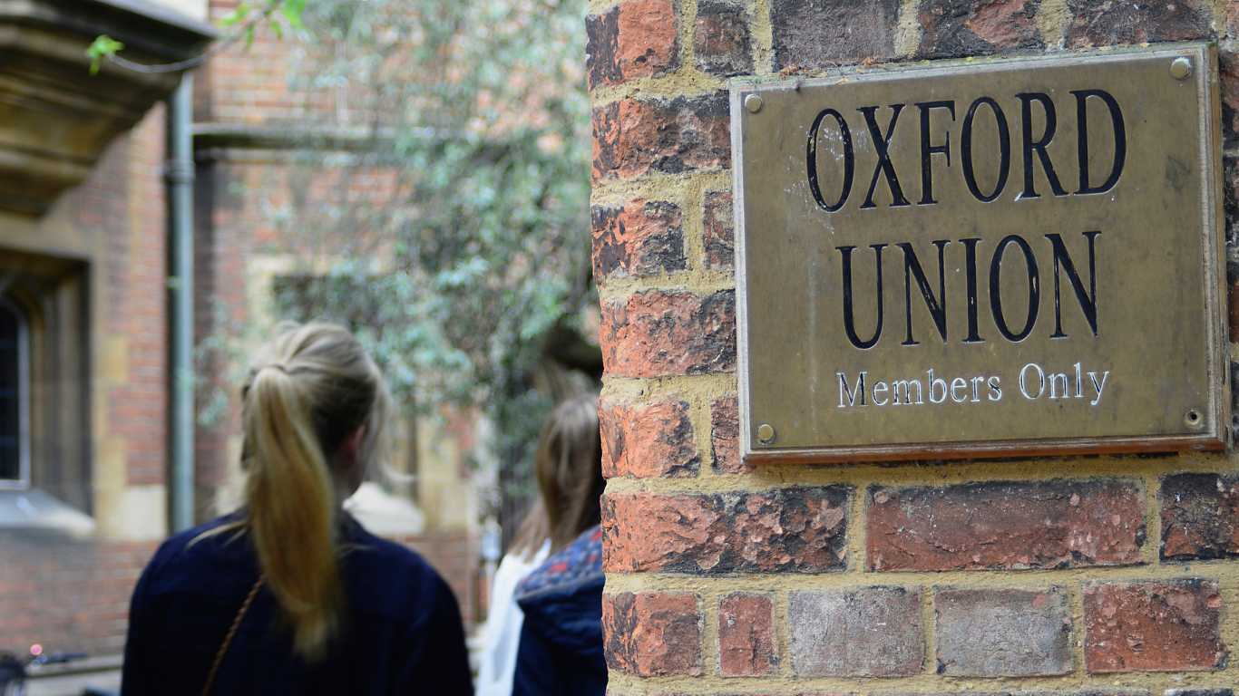 Oxford Union entrance on St Michaels