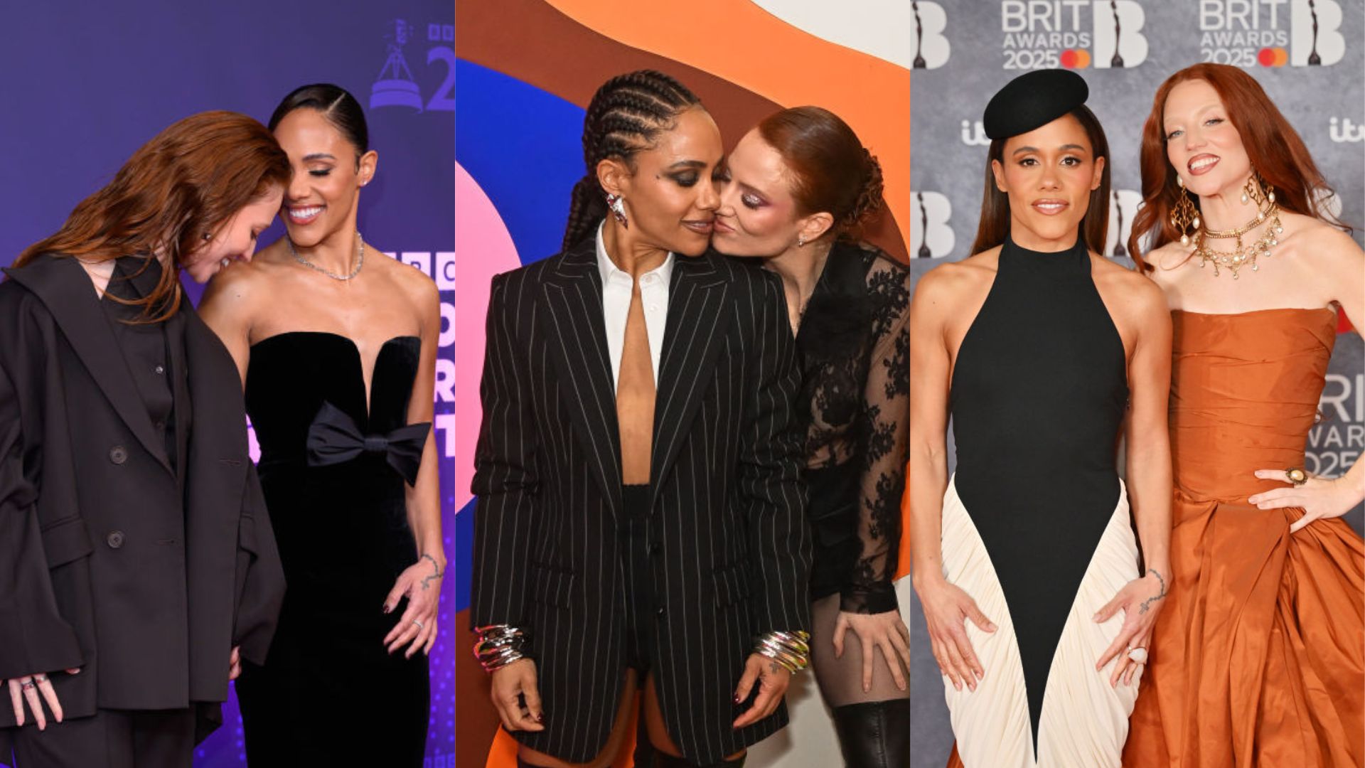 Alex Scott and Jess Glynne serving couple goals