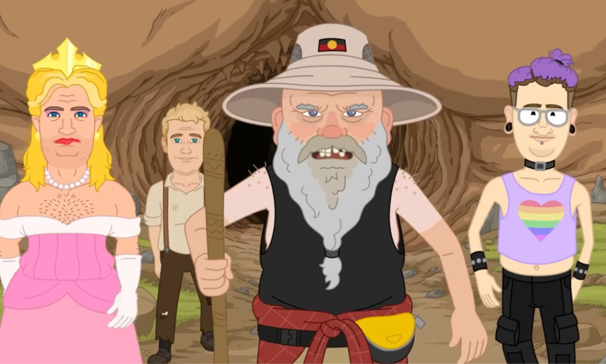 La caricatura anti-LGBTQ+ del senador australiano se ve tan mal que el parlamento la prohibió