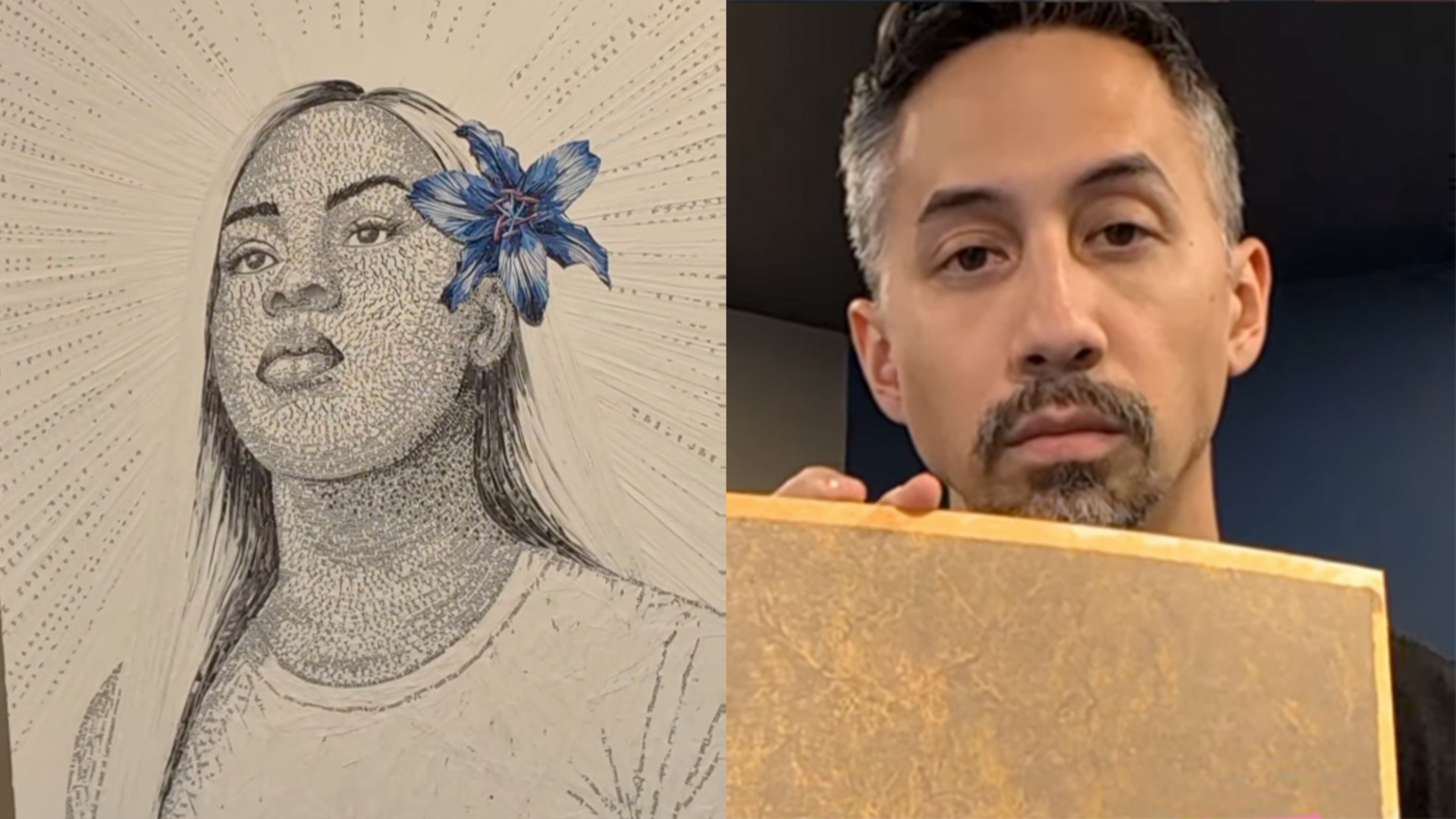 Artista transforma libros de 'Harry Potter' en retratos en honor a mujeres trans asesinadas