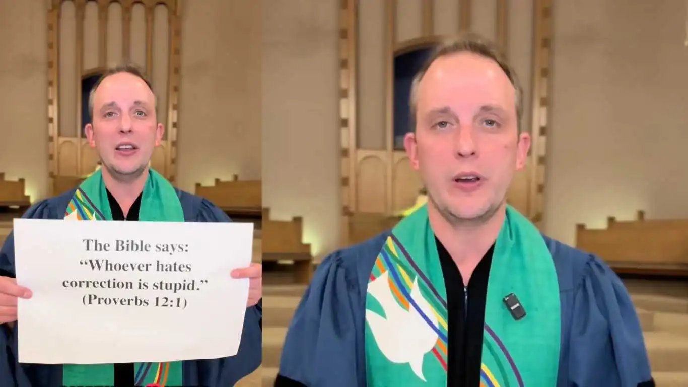 Reverend Dr Caleb J Lines, pictured.